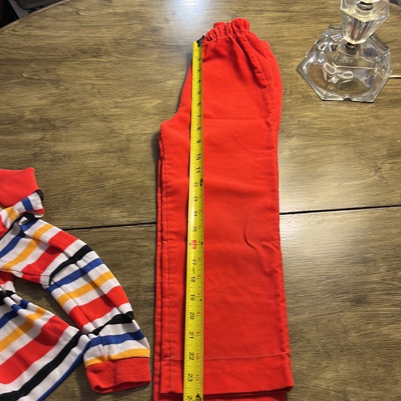 Vtg Healthtex Boy Sz 6 Multicolored Stripe Polo Shirt with Cords Set Made In USA - Picture 16 of 16